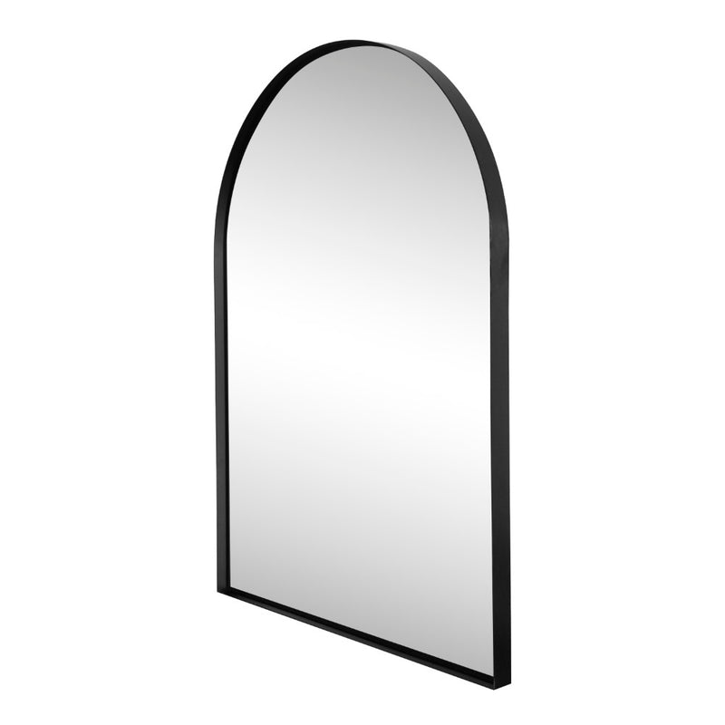 Elodie Small Arched Metal Framed Wall Mounted Mirror