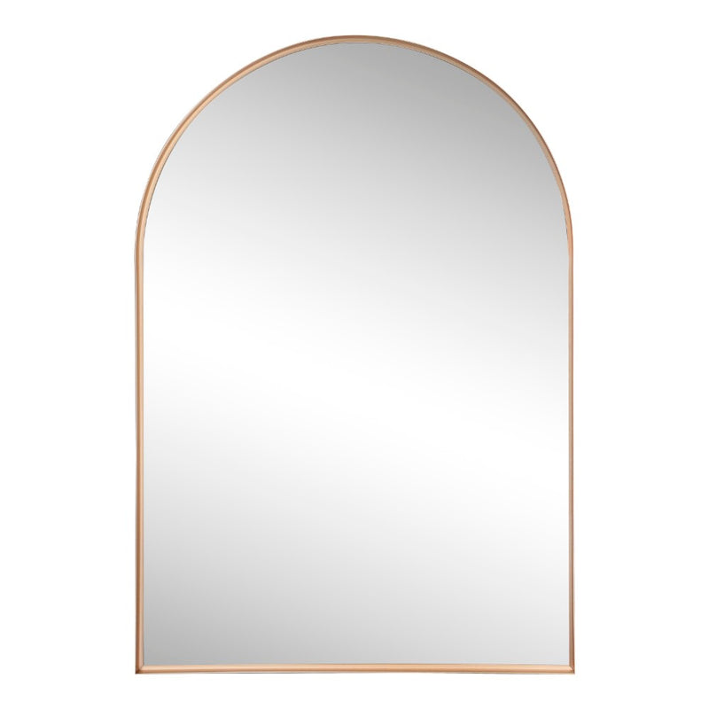 Elodie Small Arched Metal Framed Wall Mounted Mirror