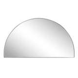 Solstice 42 in. W x 23 in. H Large Half Circle Metal Framed Wall Mounted Mirror
