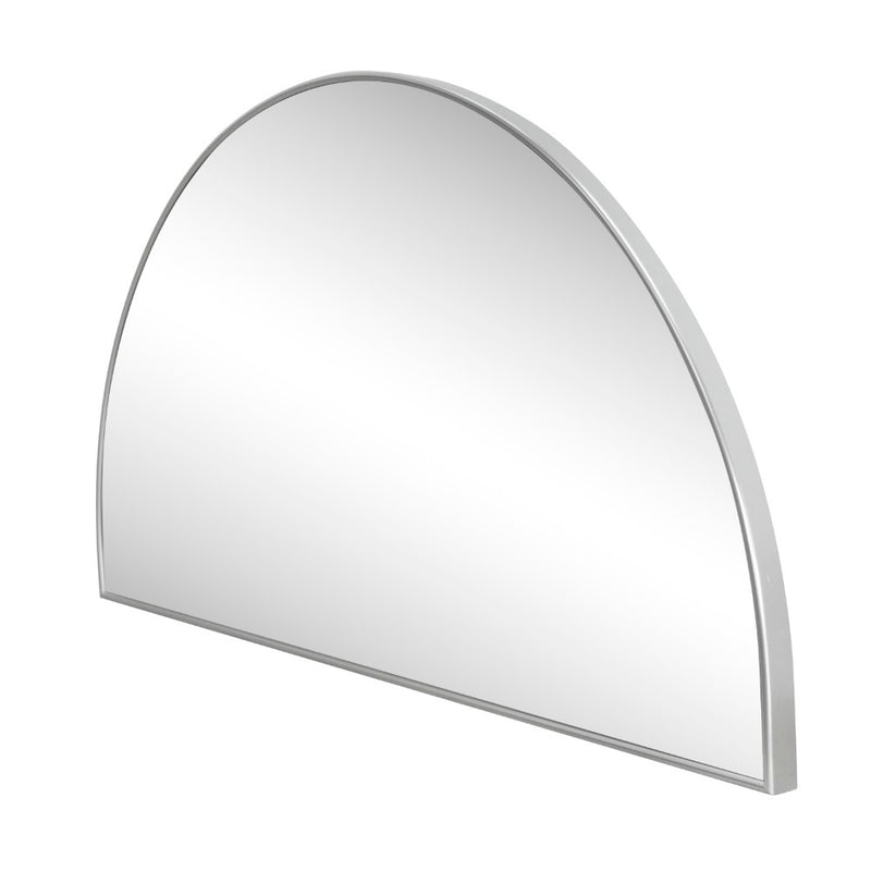 Solstice 42 in. W x 23 in. H Large Half Circle Metal Framed Wall Mounted Mirror
