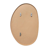 Aurelia 24 in. W x 36 in. H Medium Irregular Oval Metal Framed Wall Mounted Mirror