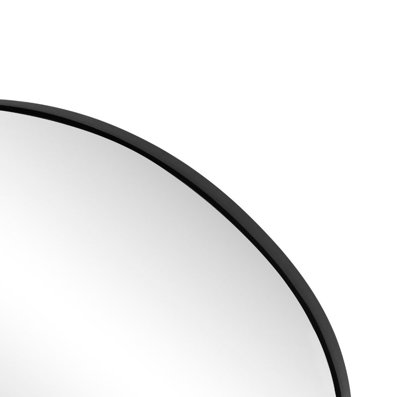 Aurelia 24 in. W x 36 in. H Medium Irregular Oval Metal Framed Wall Mounted Mirror