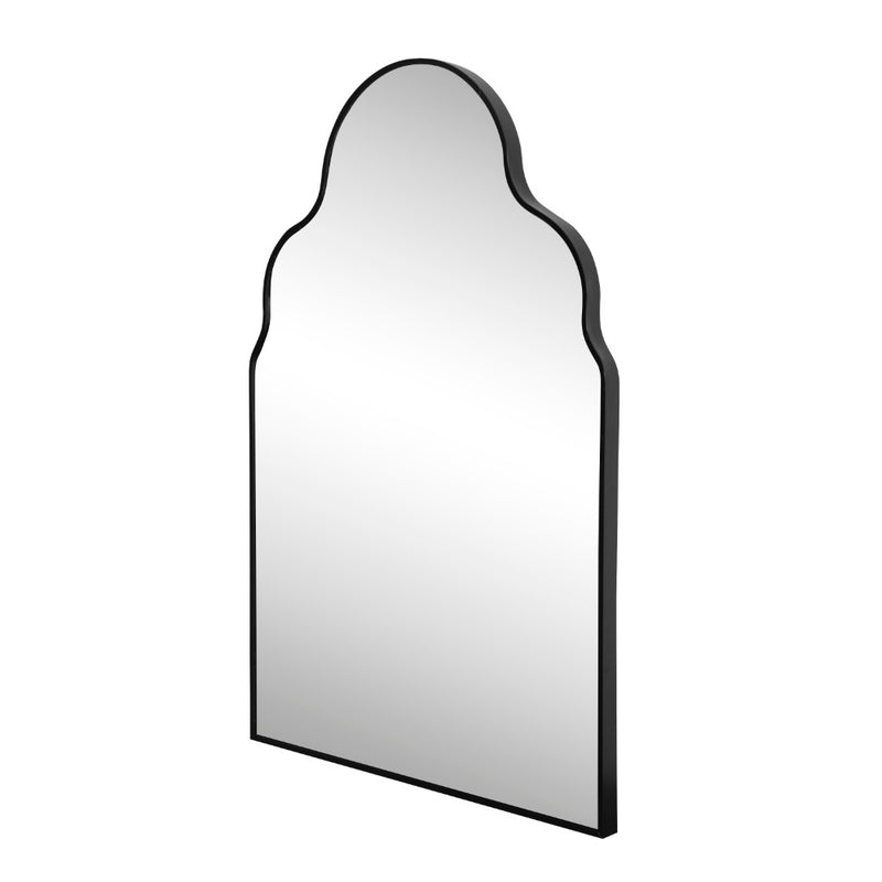 Alora 24 in. W x 36 in. H Medium Top Arch Metal Framed Wall Mounted Mirror