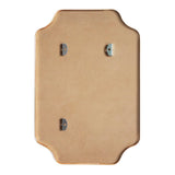 Alora 24 in. W x 36 in. H Medium Scalloped Rectangular Metal Framed Wall Mounted Mirror