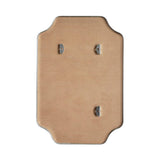 Alora 24 in. W x 36 in. H Medium Scalloped Rectangular Metal Framed Wall Mounted Mirror