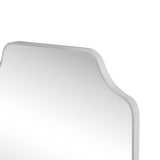 Alora 24 in. W x 36 in. H Medium Scalloped Rectangular Metal Framed Wall Mounted Mirror