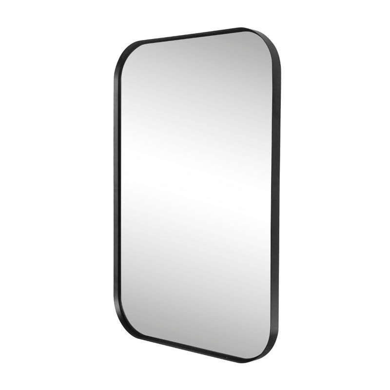 Aleria 24 in. W x 36 in. H Medium Rounded Rectangular Metal Framed Wall Mounted Mirror