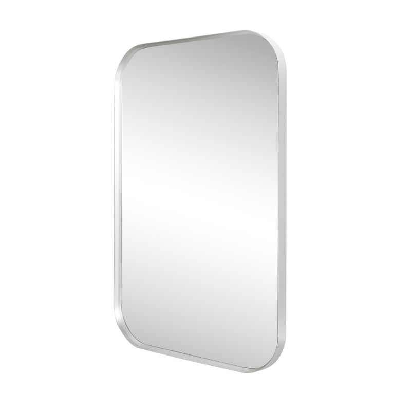 Aleria 24 in. W x 36 in. H Medium Rounded Rectangular Metal Framed Wall Mounted Mirror
