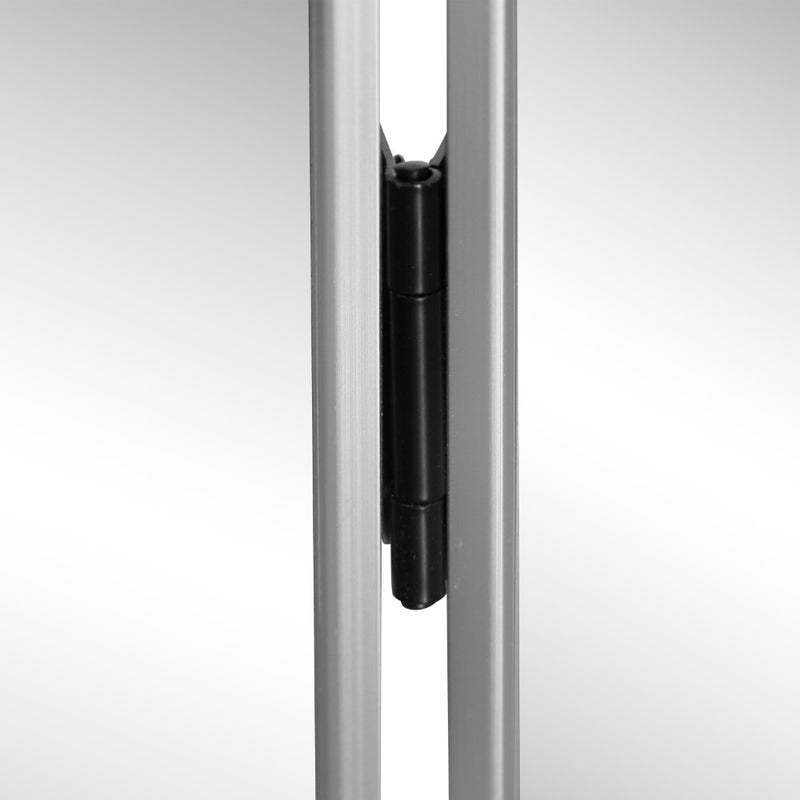 Orthos 3-Way 30 in. W x 20 in. H Medium Rectangular Trifold Adjustable Aluminum Alloy Framed Vanity Mirror for Tabletop and Wall Mount