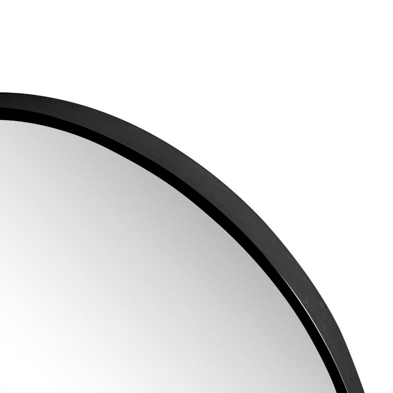 Verity 3-Way 30 in. W x 20 in. H Medium Arch Trifold Adjustable Aluminum Alloy Framed Vanity Mirror for Tabletop and Wall Mount