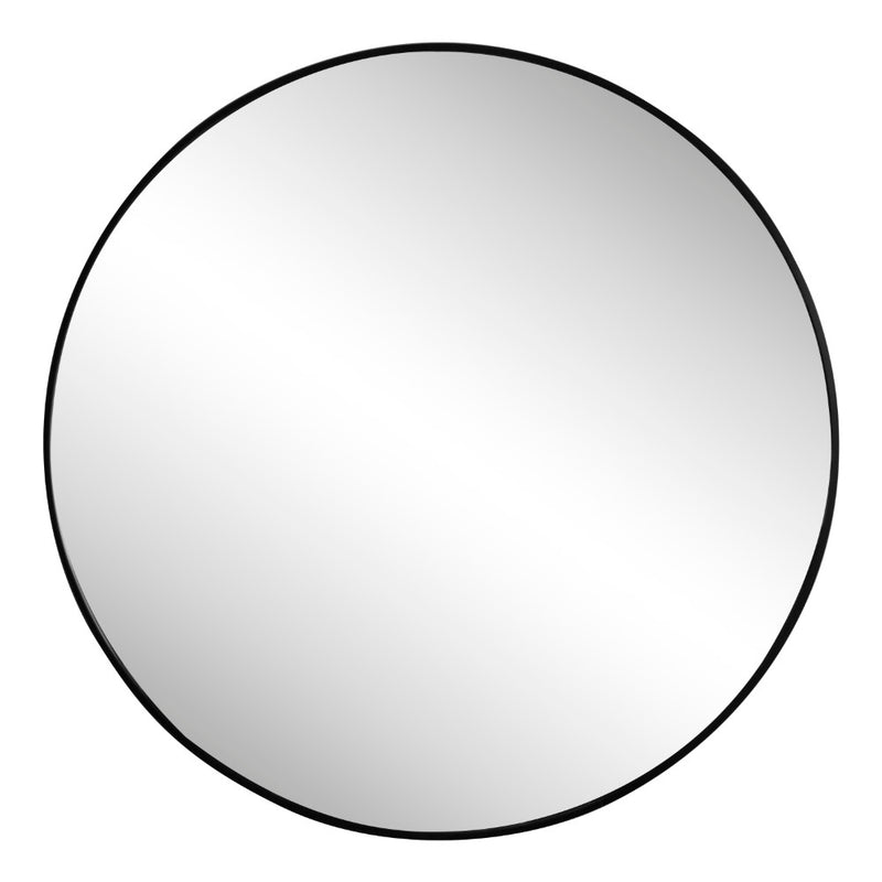 Eclipse Circle Aluminum Alloy Framed Wall Mounted Mirror
