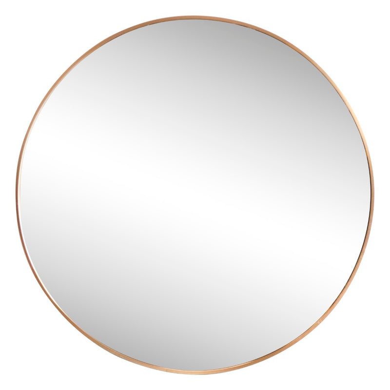 Eclipse Circle Aluminum Alloy Framed Wall Mounted Mirror