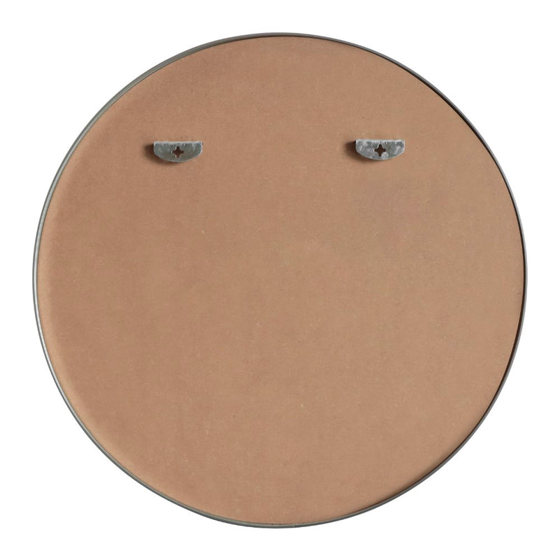 Eclipse Circle Aluminum Alloy Framed Wall Mounted Mirror