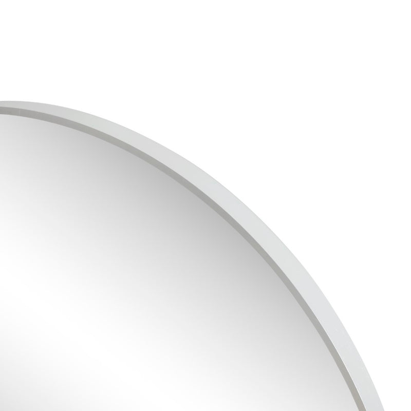 Eclipse Circle Aluminum Alloy Framed Wall Mounted Mirror