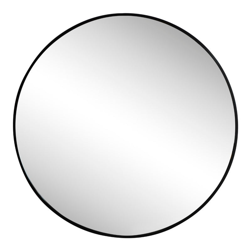 Eclipse Circle Aluminum Alloy Framed Wall Mounted Mirror