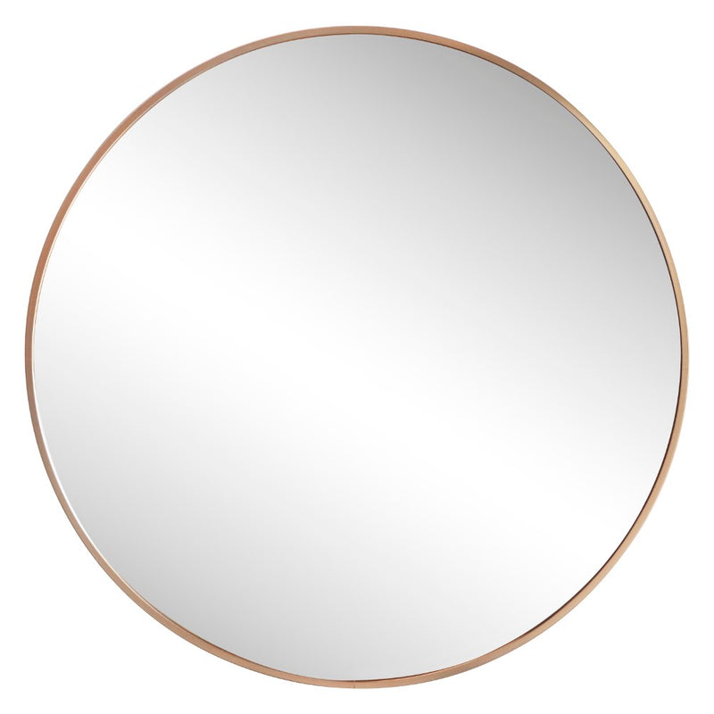 Eclipse Circle Aluminum Alloy Framed Wall Mounted Mirror