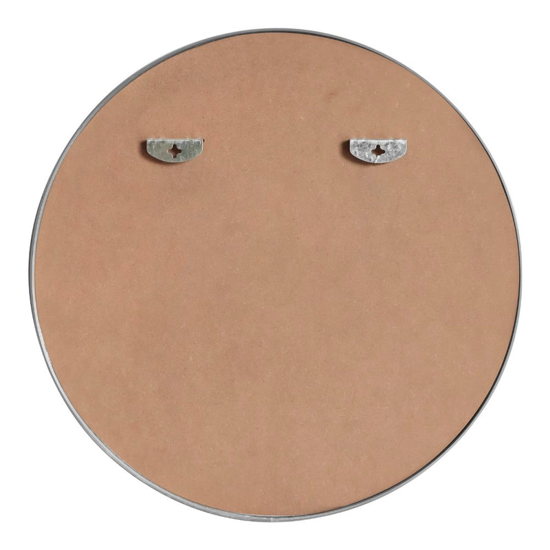 Eclipse Circle Aluminum Alloy Framed Wall Mounted Mirror