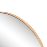 Eclipse Circle Aluminum Alloy Framed Wall Mounted Mirror