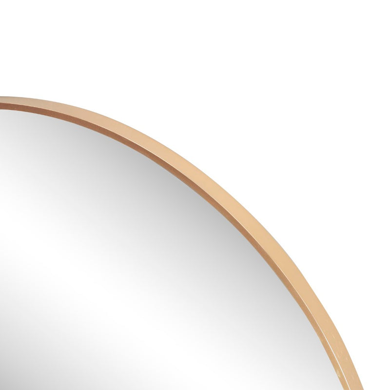 Eclipse Circle Aluminum Alloy Framed Wall Mounted Mirror