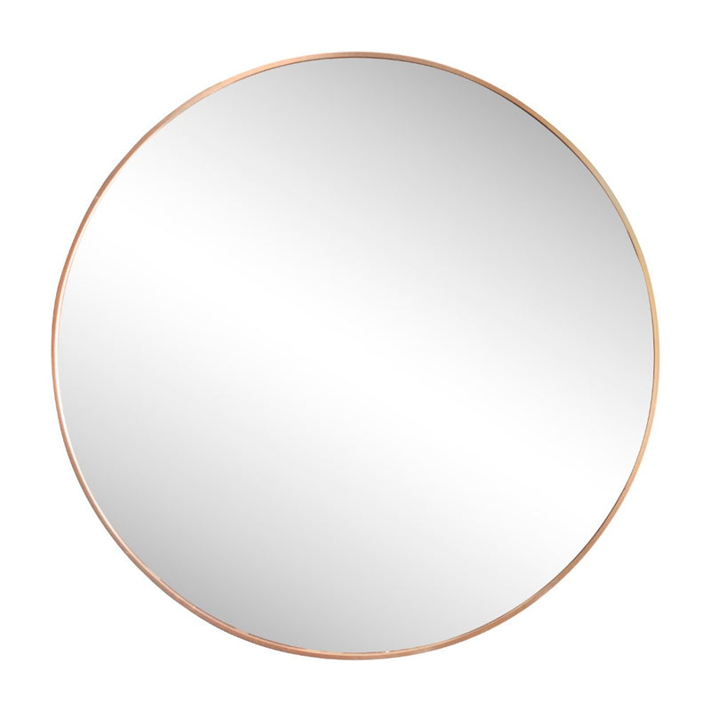 Eclipse Circle Aluminum Alloy Framed Wall Mounted Mirror