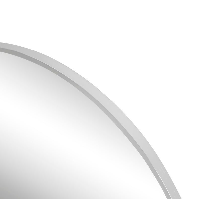 Eclipse Circle Aluminum Alloy Framed Wall Mounted Mirror