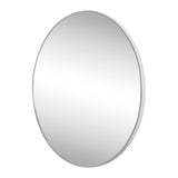 Eclipse Circle Aluminum Alloy Framed Wall Mounted Mirror