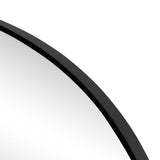 Ellipse 24 in. W x 36 in. H Medium Oval Aluminum Alloy Framed Wall Mounted Mirror