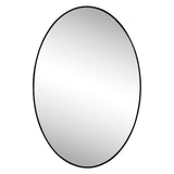 Ellipse 24 in. W x 36 in. H Medium Oval Aluminum Alloy Framed Wall Mounted Mirror