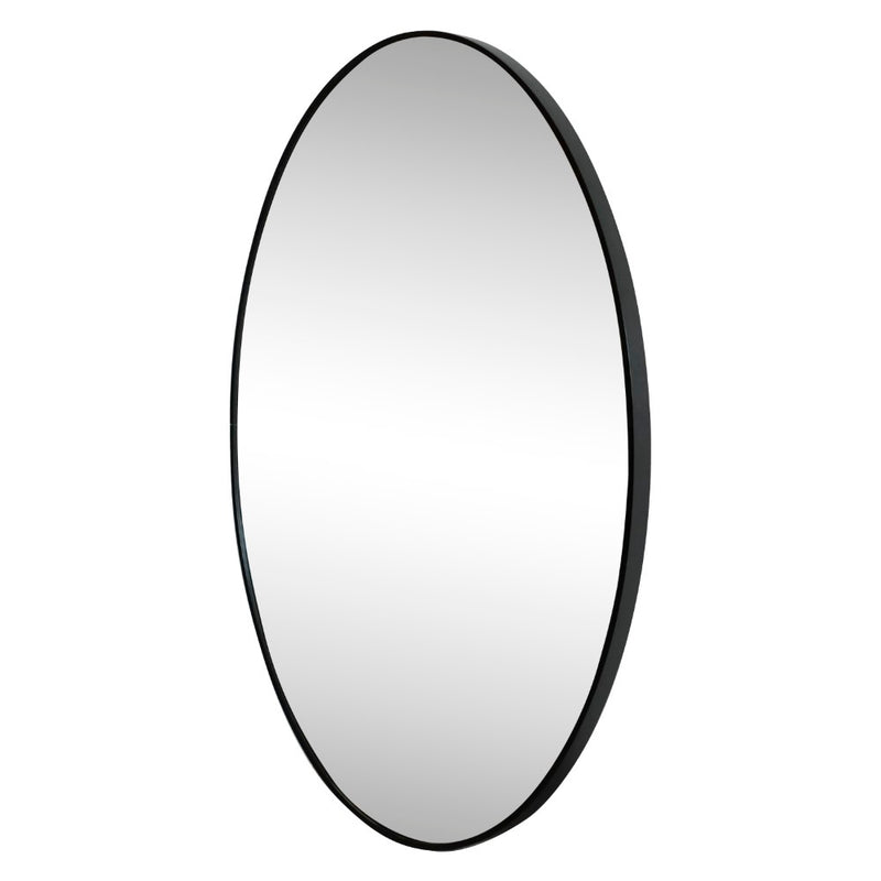 Ellipse 24 in. W x 36 in. H Medium Oval Aluminum Alloy Framed Wall Mounted Mirror