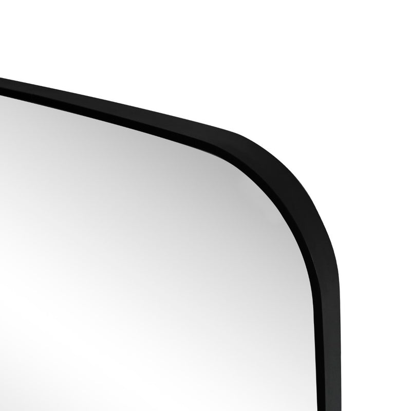 Cassian 24 in. W x 36 in. H Medium Capsule Oblong Oval Aluminum Alloy Framed Wall Mounted Mirror