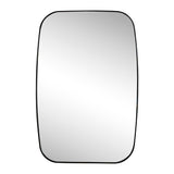 Cassian 24 in. W x 36 in. H Medium Capsule Oblong Oval Aluminum Alloy Framed Wall Mounted Mirror