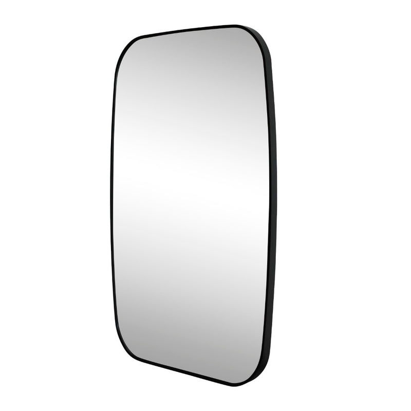Cassian 24 in. W x 36 in. H Medium Capsule Oblong Oval Aluminum Alloy Framed Wall Mounted Mirror