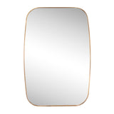 Cassian 24 in. W x 36 in. H Medium Capsule Oblong Oval Aluminum Alloy Framed Wall Mounted Mirror
