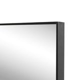 Strait 20 in. W x 59 in. H Large Rectangular Aluminum Alloy Framed Full-Length Wall Mounted Leaner Mirror