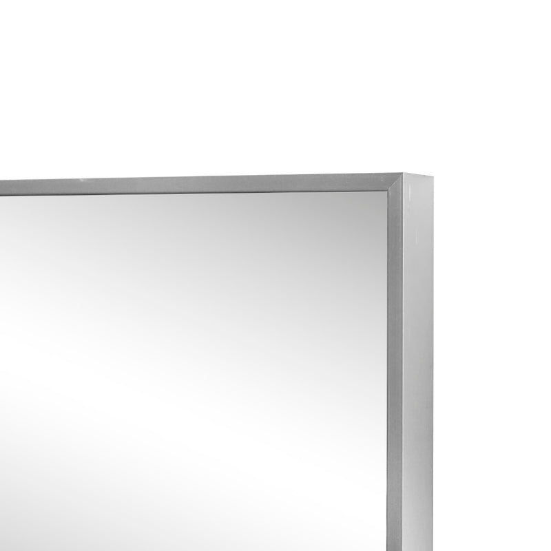 Strait 20 in. W x 59 in. H Large Rectangular Aluminum Alloy Framed Full-Length Wall Mounted Leaner Mirror