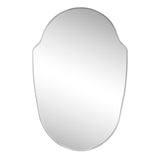 Guardian 24 in. W x 36 in. H Medium Shield Aluminum Alloy Framed Wall Mounted Mirror