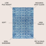 Modern Persian Boho Vintage Tribal Area Rug