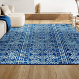 Modern Persian Boho Vintage Tribal Area Rug