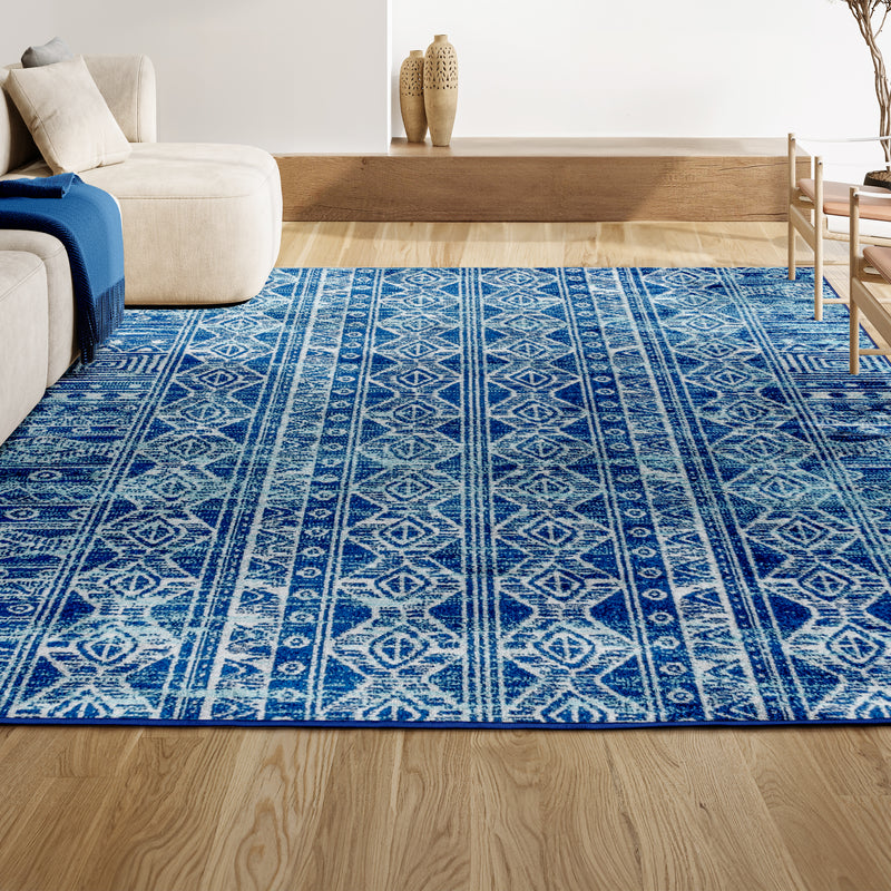 Modern Persian Boho Vintage Tribal Area Rug