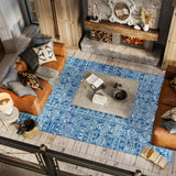 Modern Persian Boho Vintage Tribal Area Rug