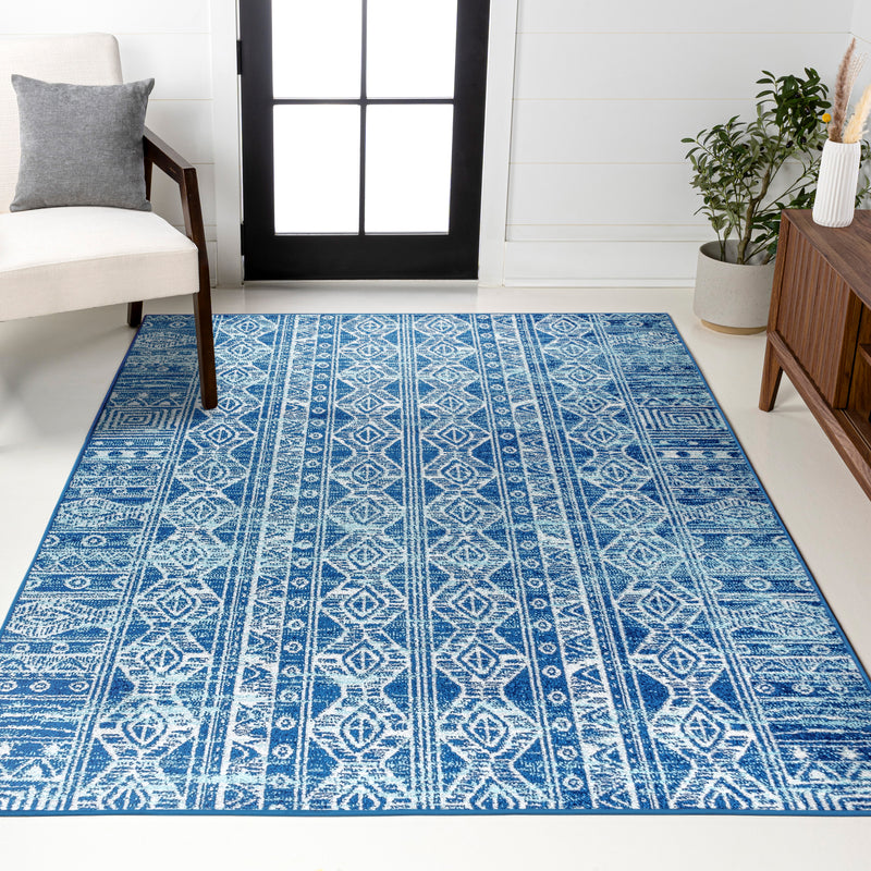 Modern Persian Boho Vintage Tribal Area Rug