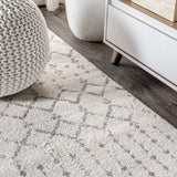 Moroccan Hype Boho Vintage Diamond Area Rug