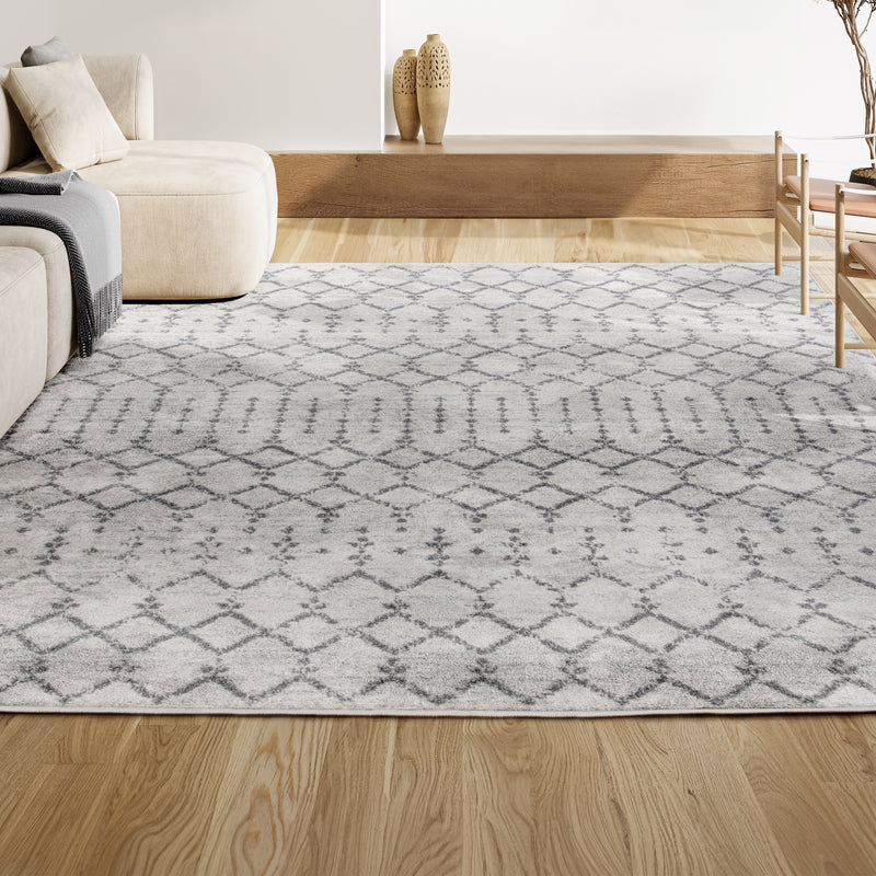 Moroccan Hype Boho Vintage Diamond Area Rug