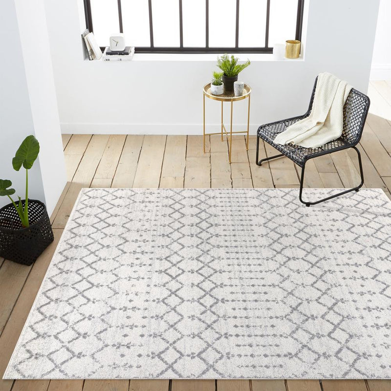 Moroccan Hype Boho Vintage Diamond Area Rug