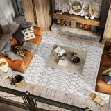 Moroccan Hype Boho Vintage Diamond Area Rug