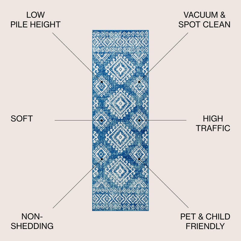Moroccan Hype Boho Vintage Tribal Area Rug
