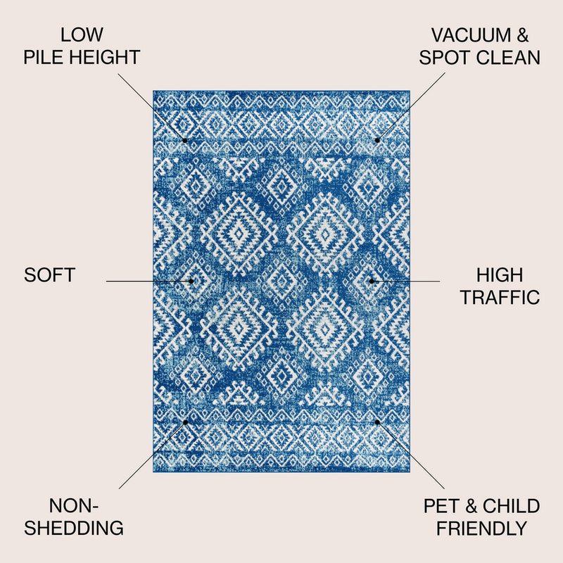 Moroccan Hype Boho Vintage Tribal Area Rug
