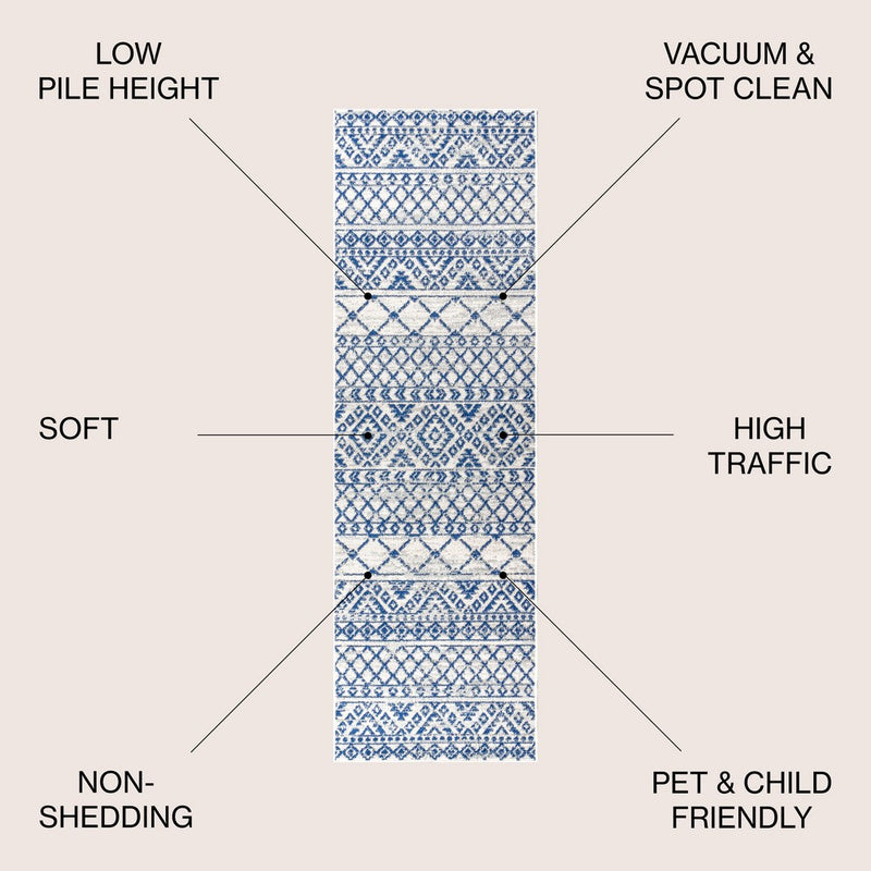 Marsha moroccan Hype Boho Vintage Tribal Area Rug