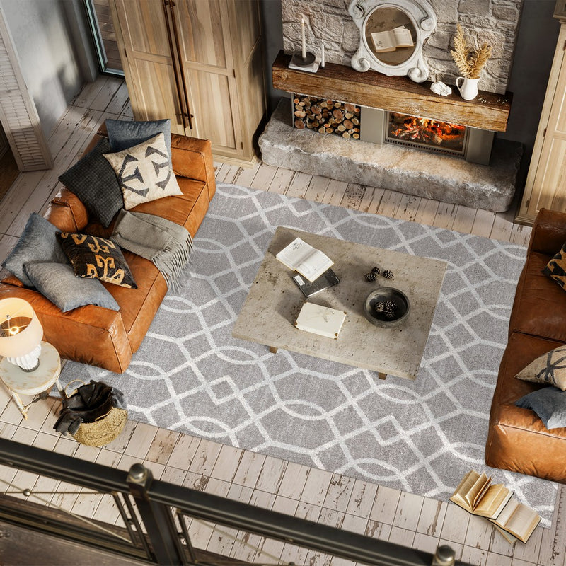 Asilah Ogee Fretwork Area Rug