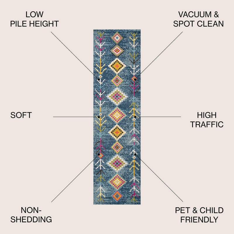 Tribal Love Geometric Area Rug